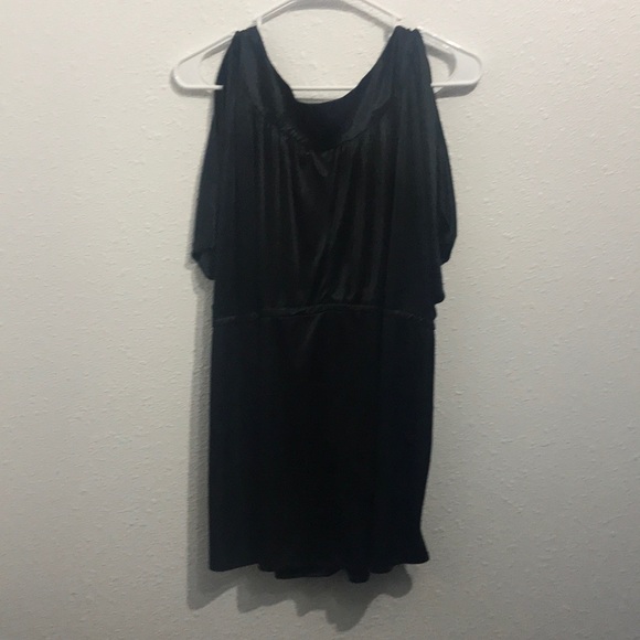 BCBGMAXAZRIA Black Evening Shirt - Picture 3 of 3